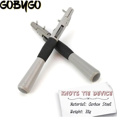 Portable Manual Fishing Hook Tier Fishing Accessories Tie Fast Fishing Hooks Line Tying Tool with Sub-line Tie Knots Tie Device