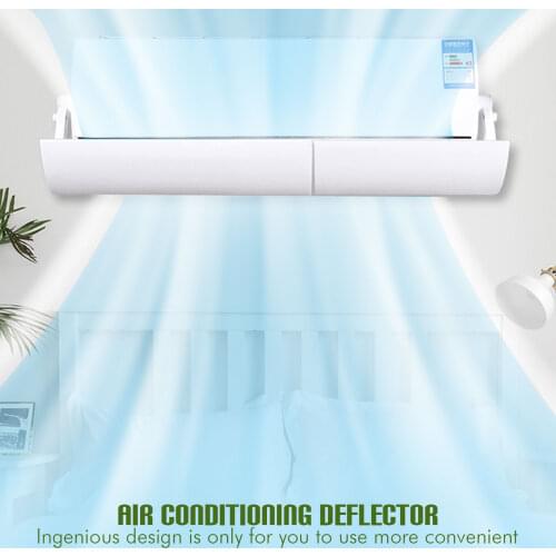 Adjustable Air conditioning hood Windshield Wind Shield Panel Baffle Air Conditioning Deflector Universal Retractable for home