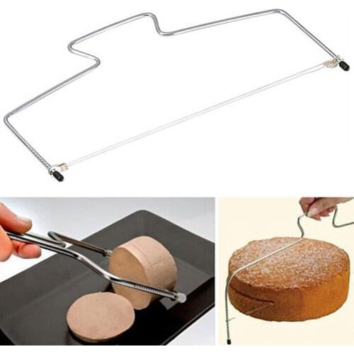 Adjustable Wire Bread Cake Dough Pizza Slicer Leveler Stainless Steel Cutter Tool High Quality Bakeware Wholesale Cheap 2021