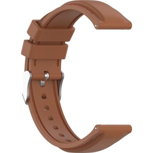 For Samsung Galaxy Watch 3 41mm / Active2 / Active / Gear Sport 20mm Silicone Replacement Strap Watchband