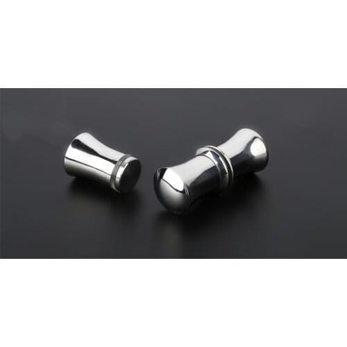 Stainless steel glass door handle single hole Shower/bathroom room wooden sliding door cabinet door single hole small handle