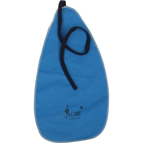 Musical Instruments Maintenance Deerskin Cloth Cleaning/Polishing Blue