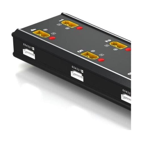 SKYRC G630 Charging Hub Charging Management System Paired PC1080 Charger for UAV/Agricultural Drone Batteries 6 in 1 for RC toys