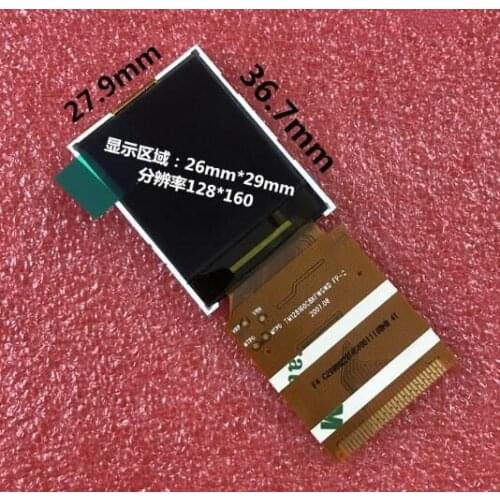 1.44/1.33 inch 30PIN CSTN LCD Color Screen S6B33BF Controller 128*160 MCU 8/16Bit 8080 Interface