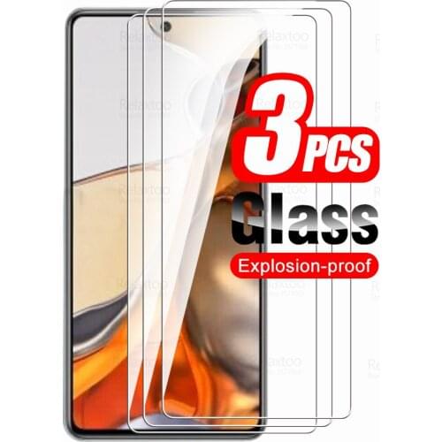 3pcs Tempered Protective Glass For Xiaomi 11T Pro Glass Xiomi Mi 11TPro Mi11 11 T Mi11T Screen Protector HD 9H Safety Phone Film