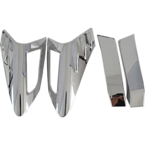 Car styling accessories for toyota c-hr chr 2016 2017 2018 ABS Chrome Rear Taillight cover Lamp tail light trim car sticker