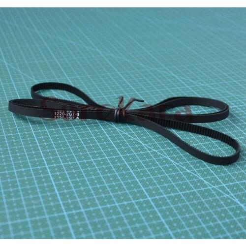 5) 1140mm-1524mm Rubber Timing Belt 6mm 2GT 3D Printer Closed Loop Synchronous