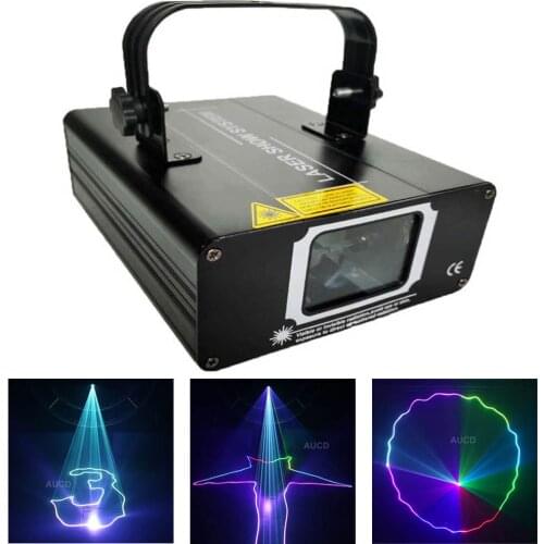 500mW RGB Color DMX Beam Stroboscope Lights Stage Scan Laser Music Light effect Projector Disco DJ Home Party Scanner Lighting