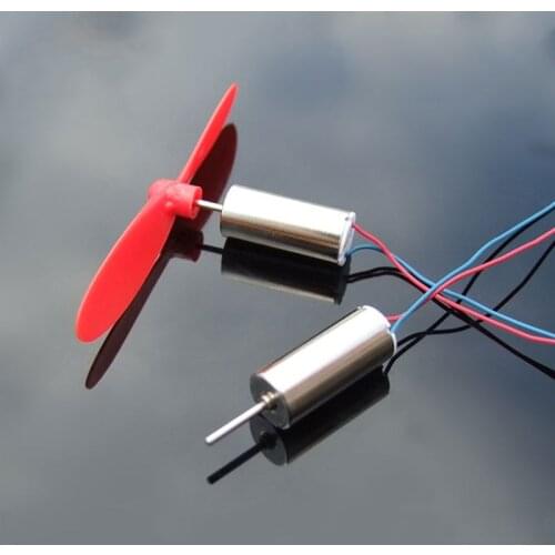 DC 3.7V 45000RPM Micro DIY Helicopter Coreless High Speed Motor No Propeller for Micro 4 Axis Aircraft Quadcopter Drone F1CB
