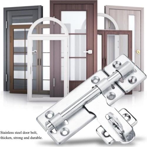 Stainless Steel Door Bolt Security Home Door Latch Padlock Sliding Barrel Bolts Window Lock Hardware Accessories pestillo puerta