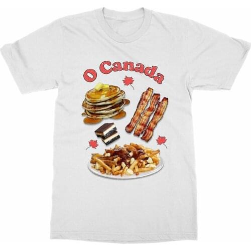 Canadian Foods T-Shirt Canada Day True North Moose Polar Bear Maple Leaf Beaver