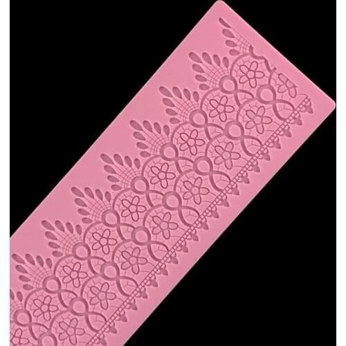 Minsunbak Newly Developed Lace Mat Silicone Cake Decoration Mold Wedding Cake Fondant Tool