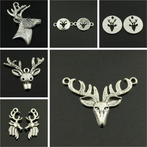 Malzahar Antlers Charms diy jewelry bracelet charms for jewelry making kit accessories