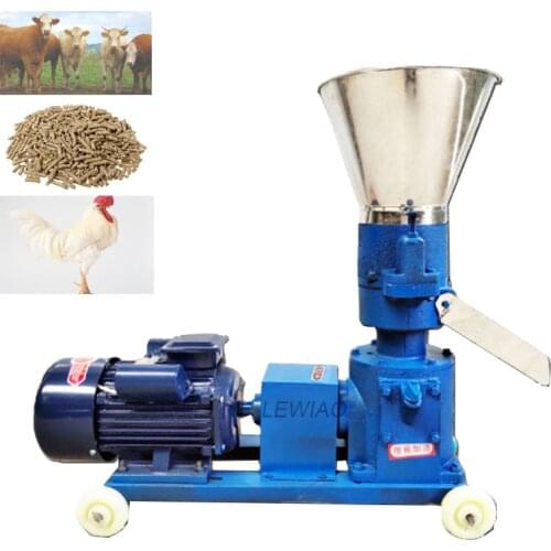 New Type Pellet Machine 80kg/H Wood Feed Pellet Mill 220V/380V Animal Feed Granulator High Efficiency