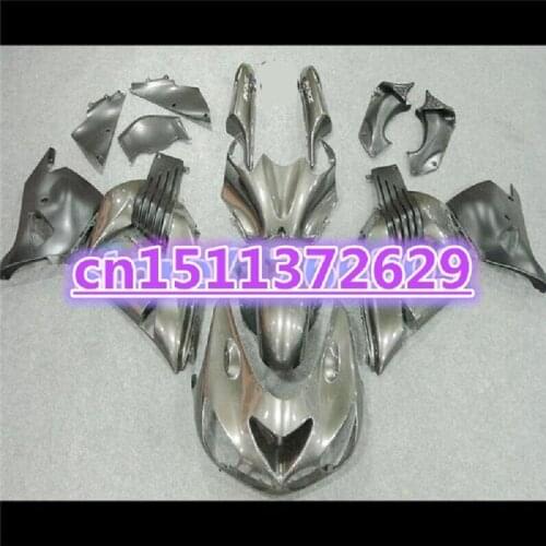 Motorcycle Fairing For KAWASAKI ZX14R 2006 2007 2008 2009 2010 2011 ZZR1400 ZX-14R 06-11 fairing zx 14r grey body-Dor D