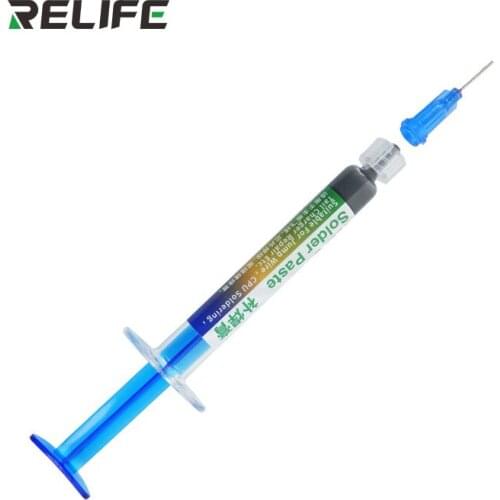 RELIFE RL-405 Solder paste lead-free low temperature shift to point for jump wire CPU Motherboard for iphone samsung repair