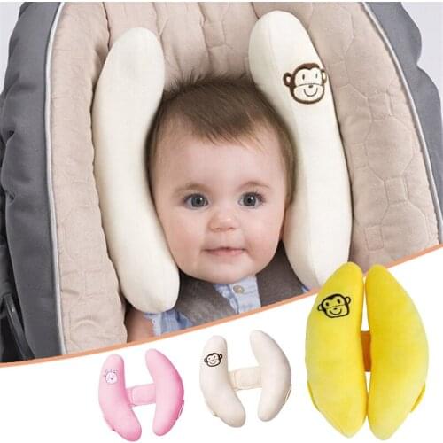 Adjustable Travell Pillow for Kids Airplane Car Train Cute Animal Print Soft Neck Head Chin Support Pillow SCIE999