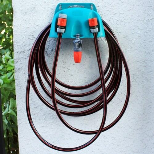 Garden Tools Pipe Rack Storage Rack Wall-Mounted Models Universal Screws Watering Pipe Holder Bracket Reel For Garden Supplies