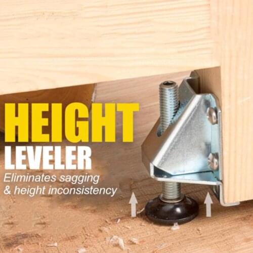 Leveling Feet Heavy Duty Furniture Levelers Adjustable Table Leg Leveler w/Lock Nuts for Furniture,Table, Cabinets, Workbench