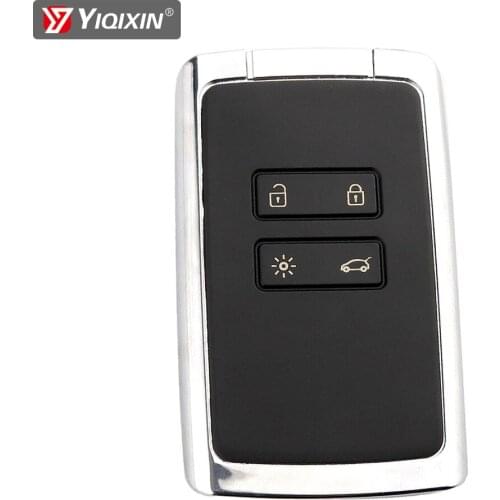 YIQIXIN 4 Button Smart Remote Key Shell For Renault Megane 4 Talisman 5 Espace 5 Kadjar 4 Buttons Replacement Car Key Shell
