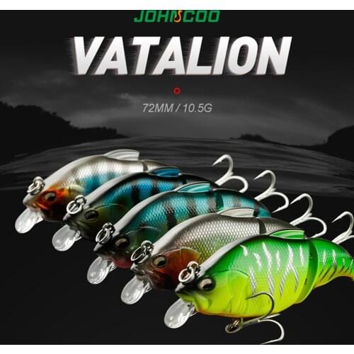 15.5g/10cm Fishing Lure Floating VIB Vibration Hard Bait Wobblers Fishing Swimbaits For Bass Pike Perch Fishing