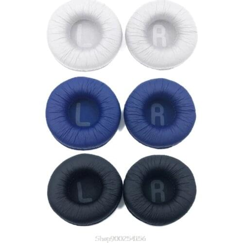 1 Pair Replacement foam EarPads Cushion Cover for jbl Tune600 T500BT T450 T450BT JR300BT Headphone Headset 70mm N02 20 Dropship