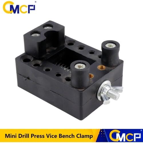 1pc Mini Drill Press Vice Bench Clamp DIY Hand Tools Carving Bench Clamp Black Table Flat Vise Bench Clamp
