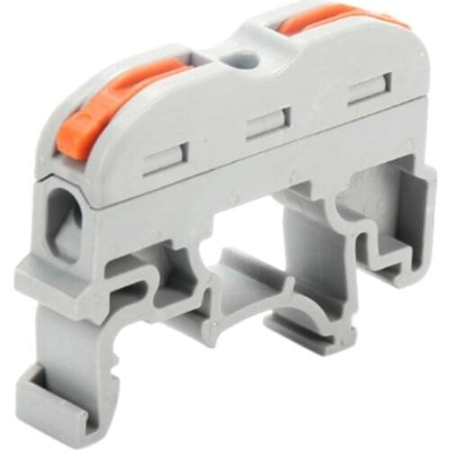 10pcs/set PCT-211 Din Rail Wire Connector Universal Compact Wiring Connector Quick Connection wholesale
