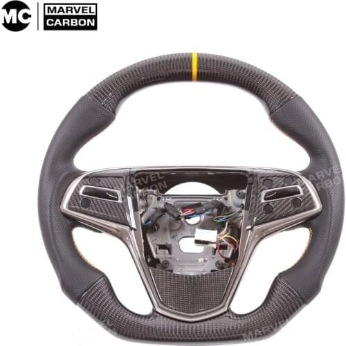100% Real Carbon Fiber Steering Wheel for Cadilla-c ATS XTS