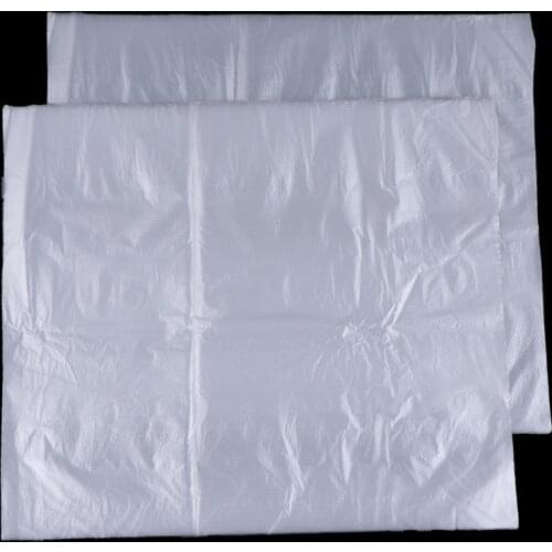 100Pcs/pack Disposable Waterproof Hair Washing Pad Clear Shampoo Bags Capes Hair Salon Hair Cleaning Shawl