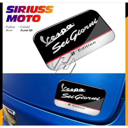 3D Motorcycle Sticker Case for Piaggio Vespa GTS GTV 300 Sei Giorui II Edition LX Sprint Decal
