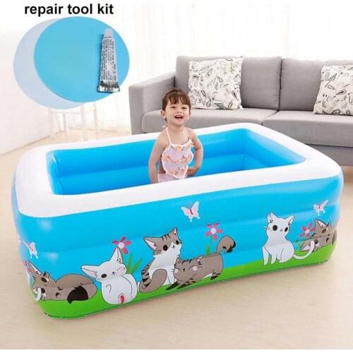 40% Hot Sales! Cute Cartoon Inflatable Baby Children Swim Bathtub Thicken Swimming Pool Toy