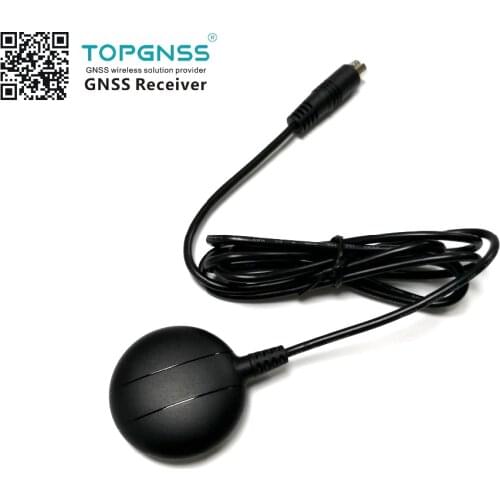 9600 baud rate RS232,MD6 PS2 male connector RS-232 GNSS GPS receiver,FLASH, GPS module antenna,GN200-RG, replace BR-355S4