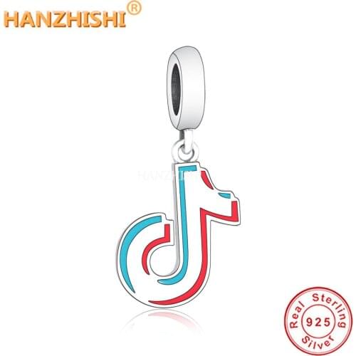 925 Sterling Silver Beautiful Pretty Delicate Pendant Dnagle Charms Beads Fit Original Pandora Charm Bracelet Necklace Jewelry