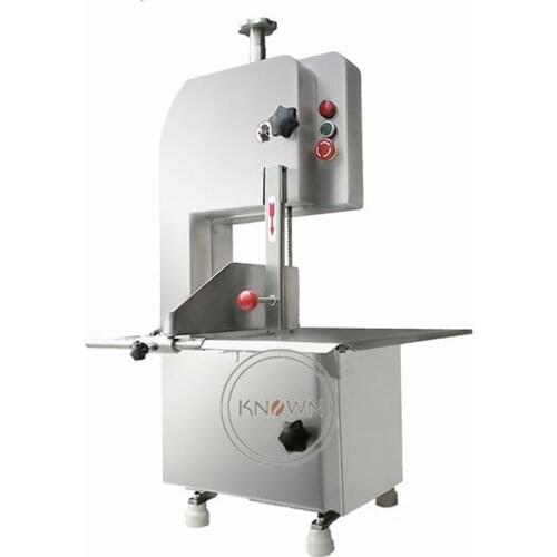 Electric Meat Bone Saw Machine Frozen Meat Cutter Chicken Cutting Machine Stainless Steel Automatic Kebab Meat Slicer