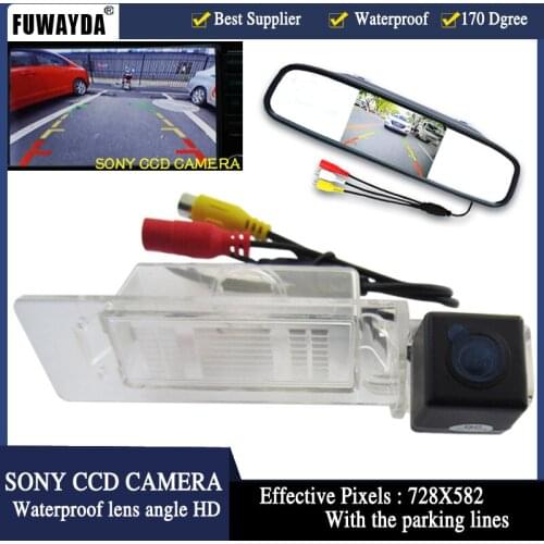 FUWAYDA Parking Assistance rearview camera with 4.3" monitor+Car Rea view Camera with parking lines for KIA K5 Optima 2010 2011