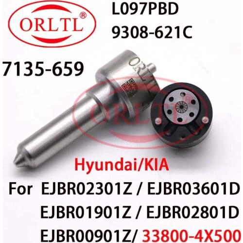 Repair Kits 7135-659 Diesel Nozzle L097PBD Control Valve 9308-621C For Hyundai KIA Frontier EJBR02801D,EJBR01901Z,EJBR00901Z