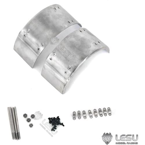 LESU 1/14 Metal Mudguard for DIY RC Truck TAMIYA Tractor Model Dumper Trailer TH17197-SMT5