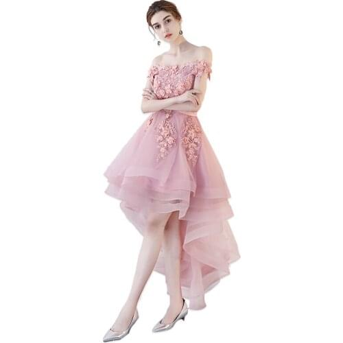 Dubai Fashion Luxurious Off The Shoulder Sleeveless Evening Dresses Lace Beads with Diamond Party Dresses 2019