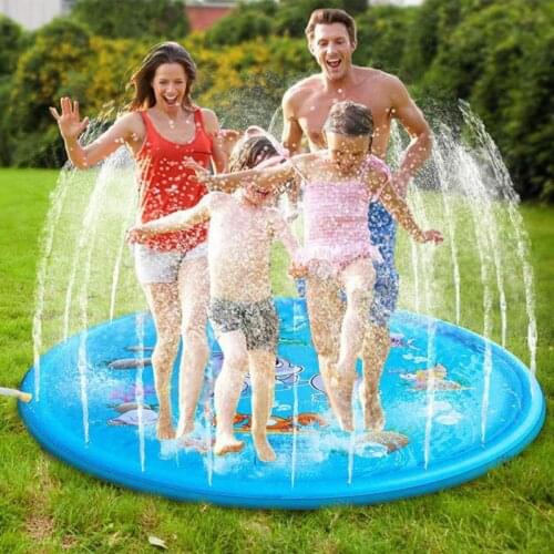 Inflatable Spray Water Cushion Summer Kids Play Water Mat Lawn Games Pad Sprinkler Play Toys Outdoor Tub Swiming Pool