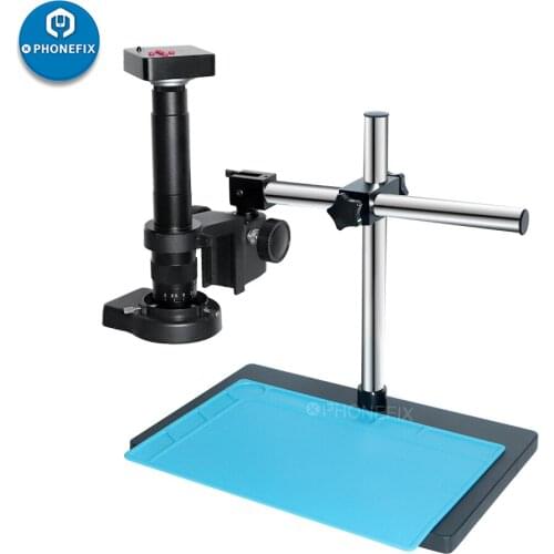 38MP 2K HDMI VGA 1080P USB Industrial Digital Video Microscope Camera + 300x C-MOUNT Lens For Phone CPU PCB SMD Soldering Repair