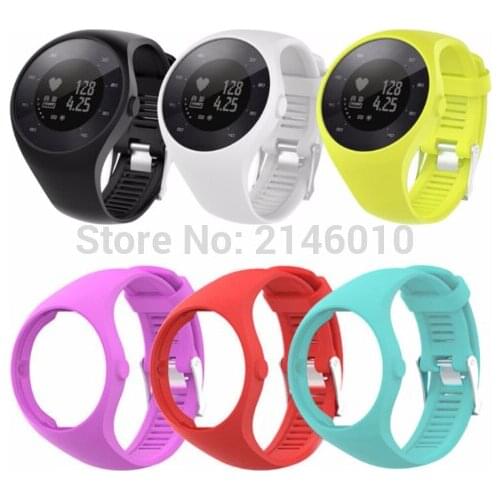 Replacement Soft Silicone WristBand Watch Band Strap for Polar M 200 M200 USB Charger