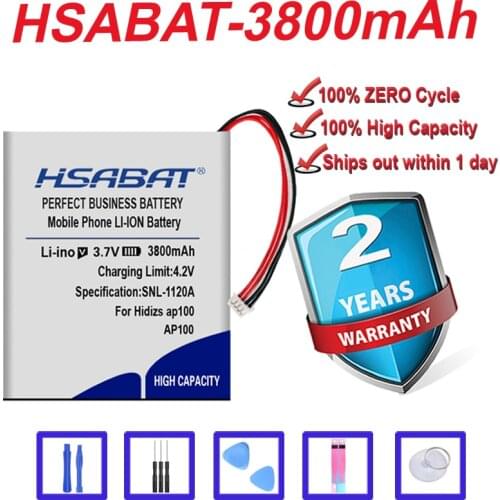 Top Brand 100% New 3800mAh Battery for Hidizs. ap100 player AP100 in stock