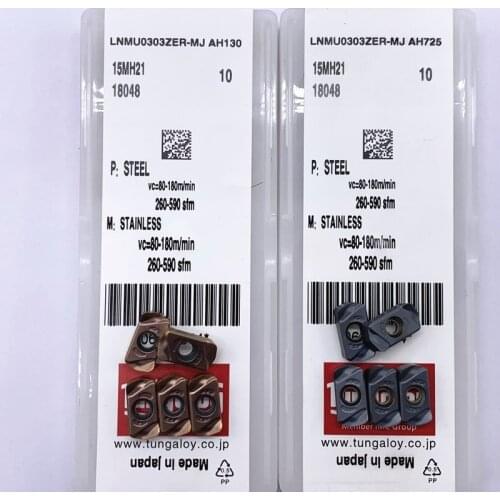 LNMU0303ZER MJ AH725 AH130 Carbide inserts CNC Lathe Tools External Turning Blade Tools for stainless steel and steel