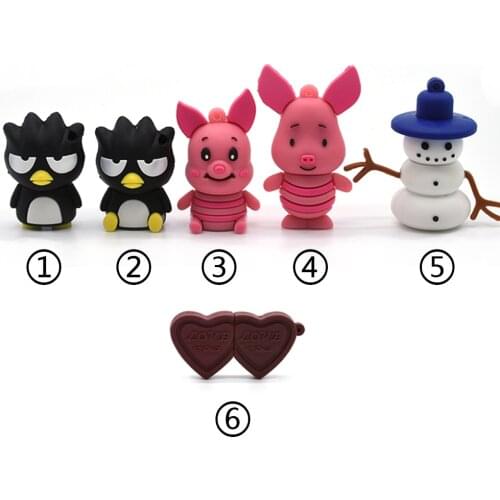 Cute Pink Pig Pen Drive Cartoon High Quality Usb Flash Drive Pendrive 4G/8G/16G/32GB/64g U Disk Animal Memoria Usb Free Shipping