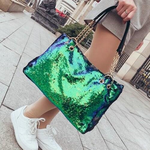 Brand Designer Tote Shoulder crossbody Bag Women Large Multifunction Sequin Bling Handbags Big Bag Casual shopping Bags B42-30
