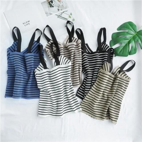 Women Crop Tops Striped V-Neck Tops Knitting Crop Top Sexy ole Female Plain Women Crop Tops Women y2k green tops for women