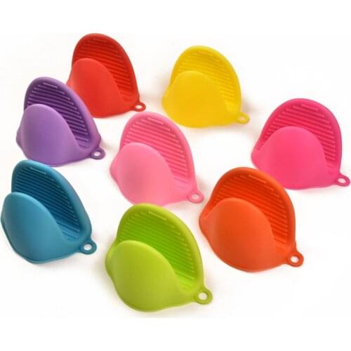 43g Big Silicone Kitchen Organizer Insulated Heat Pot Clips Microwave Oven Gloves Hot Plate Clip 1 PCS Anti-scald Thicken