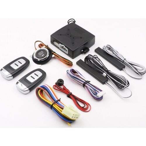 12V Car Alarm Remote Control Car Keyless Entry Engine Start Door Lock Alarm System Auto Car SUV Anti-theft Keyless Entry Starter
