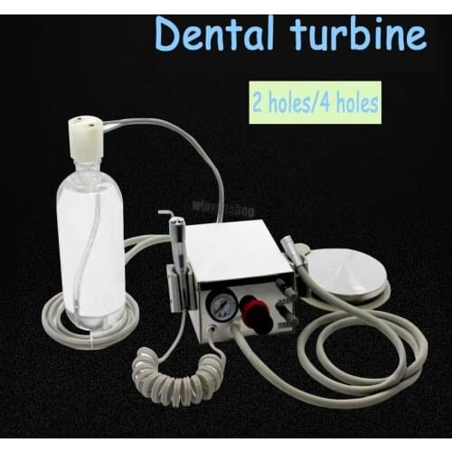 2/4 hole Dental Turbined Unit Stainless steel Shell with weak saliva suction Dental Instrument